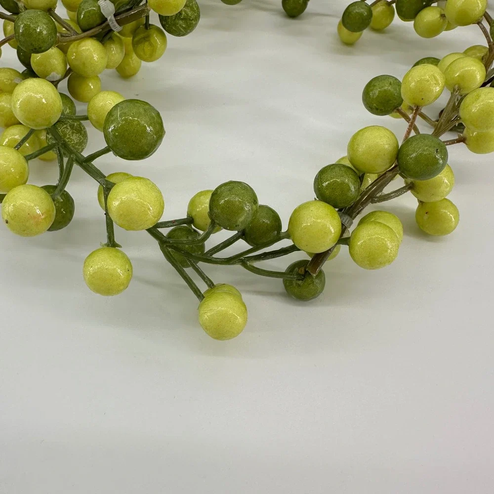 Green Berry Garland Artificial Vine Faux Floral String Twig Holiday Decor